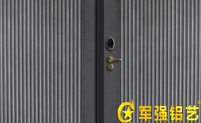 鑄鋁門(mén)防爆門(mén)內(nèi)門(mén)門(mén)面局部圖